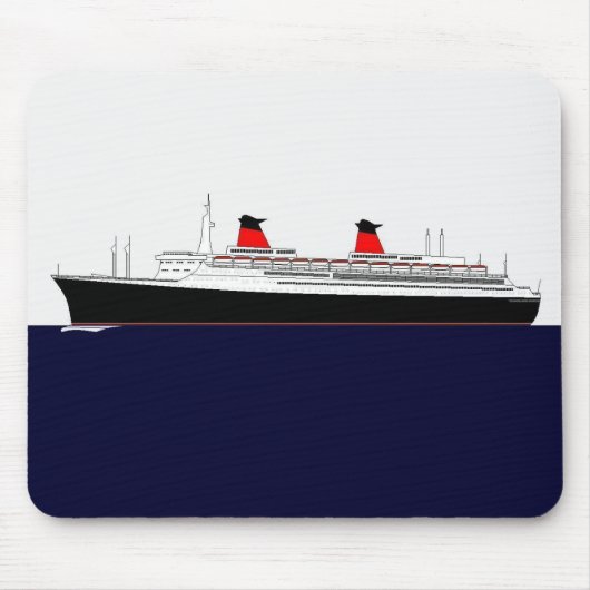 Paquebot France マウスパッド (正面)