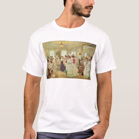 Paquin 1906年Cinq Heuresのchez le Couturier Tシャツ (正面)