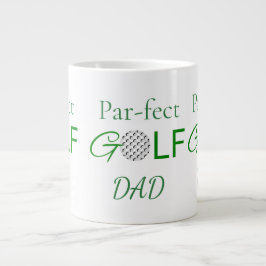 Par‑fect Golf Dad Funny Golf Father’s Day Gift  ジャンボコーヒーマグカップ