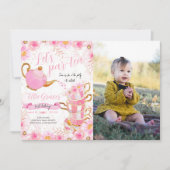 Par-teaのパーティー写真 招待状 (正面)