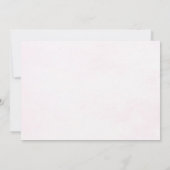 Par-teaフローラティーガールバースデーパーティーの写真 サンキューカード (裏面)