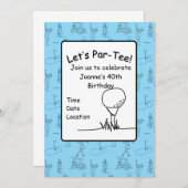 Par-Teeの招待 招待状 (正面/裏面)