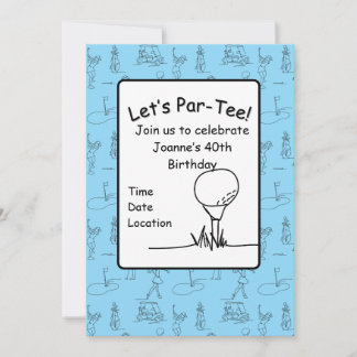Par-Teeの招待 招待状