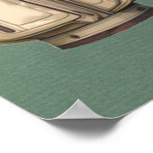 Par-Teeゴルフベビーシャワーウェルカムサイン ポスター (角)