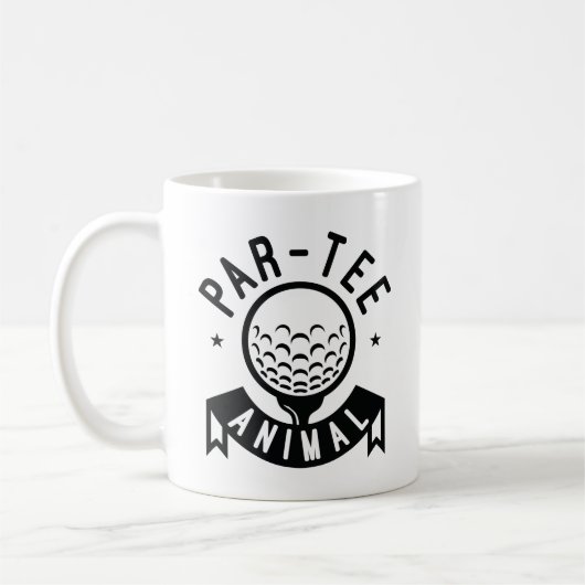 Par-Tee動物 コーヒーマグカップ (左)