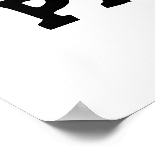 Par-Tee Funny Golf Pun ポスター (角)