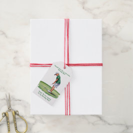 Par-Tee on the Green Golf誕生日Bash ギフトタグ