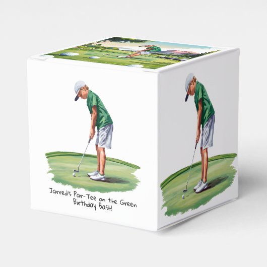 Par-Tee on the Green Golf誕生日Bash フェイバーボックス (正面サイド)