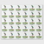 Par-Tee on the Green Golf誕生日Bash ラッピングペーパー (フラット)