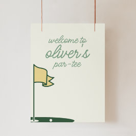 Par-Tee Sign Posterへようこそ ポスター