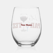 PAR TEE STEMLESSワイングラス ステムなしワイングラス (裏面)