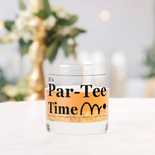 Par Tee Time Golf Club名お名前 ウイスキーグラス