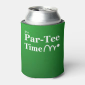 Par Tee Time Golf Club Name Own Name 缶クーラー (缶正面)