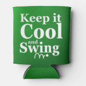 Par Tee Time Golf Club Name Own Name 缶クーラー (正面)