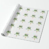 Par-tee Time Golf Wrapping Paper | Fun Gift ラッピングペーパー (アンロールド)