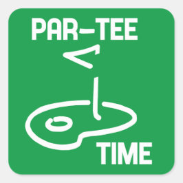 Par-Tee Time White スクエアシール