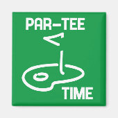Par-Tee Time White マグネット (正面)