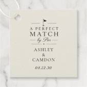 Par WeddingのA Perfect Match フェイバータグ (正面)