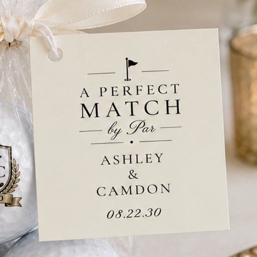 Par WeddingのA Perfect Match フェイバータグ