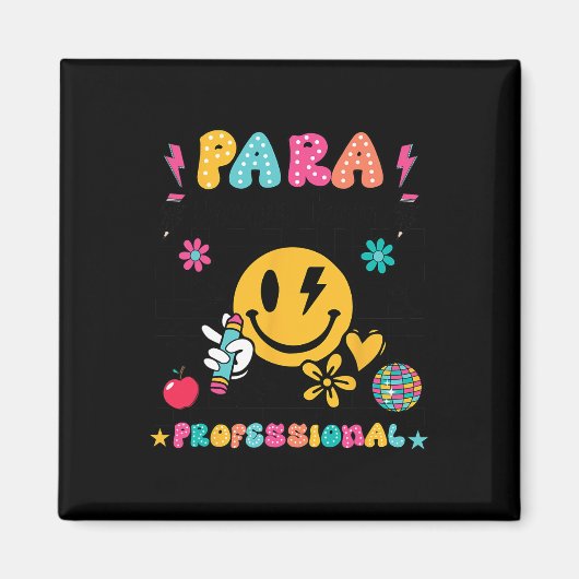 Para ドリーム チーム 支援員 初めての教室 マグネット (正面)