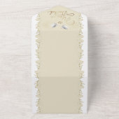 para boda  con foto personalizada オールインワン招待状 (外側)