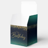 para cumple turquesa degradado フェイバーボックス (オープン)