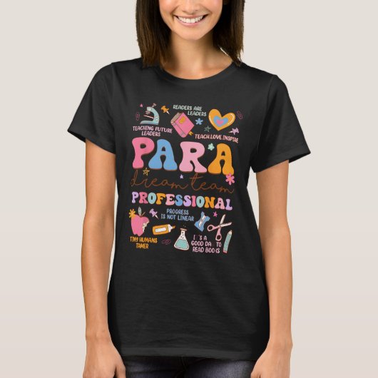 Para Dream Team 支援員の初登校 Tシャツ (正面)