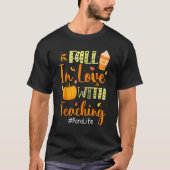Para Life Fall In Love With Teaching Autumn Vibes  Tシャツ (正面)