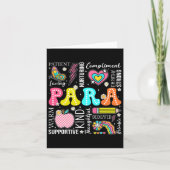 Para Professional Educator 1st Day Of Back To Scho カード (正面)