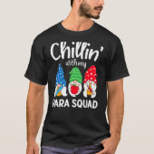 Para Squad Chillin Para Educator Tシャツ (正面)