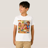 Parables4Kids - イースターお祝い Tシャツ (正面フル)