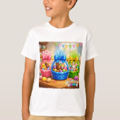 Parables4Kids - イースターお祝い Tシャツ (正面)
