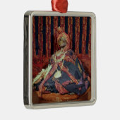 Paracasの墓地からのペルーのミイラ メタルオーナメント (右)