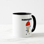ParachuterのTシャツおよびギフト マグカップ (正面右)