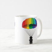 Parachuting コーヒーマグカップ (正面右)