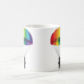 Parachuting コーヒーマグカップ (中央)