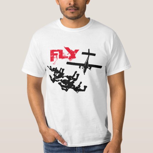 Parachuting FLY Tシャツ (正面)