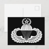 Parachutist badge, Master ポストカード (正面/裏面)