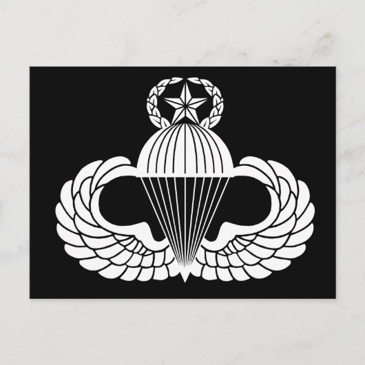 Parachutist badge, Master ポストカード (正面)
