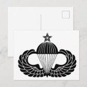 Parachutist badge, Senior ポストカード (正面/裏面)
