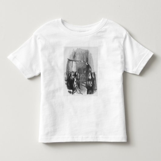 Paracleteで説教するAbelard トドラーTシャツ (正面)