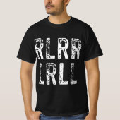 Paradiddle Drummer Musician Drumming Marching Band Tシャツ (正面)