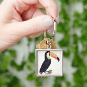 「Paradisの鳥の歴史からのToucan No.2、 キーホルダー (手)