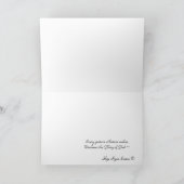 "PARADISE"自然シーナリーグリーティングカード カード (内部)