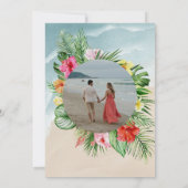 Paradise Blooms Wedding Invitations 招待状 (裏面)