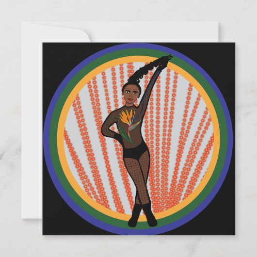 Paradise Dancer A Holiday Card シーズンカード (正面)