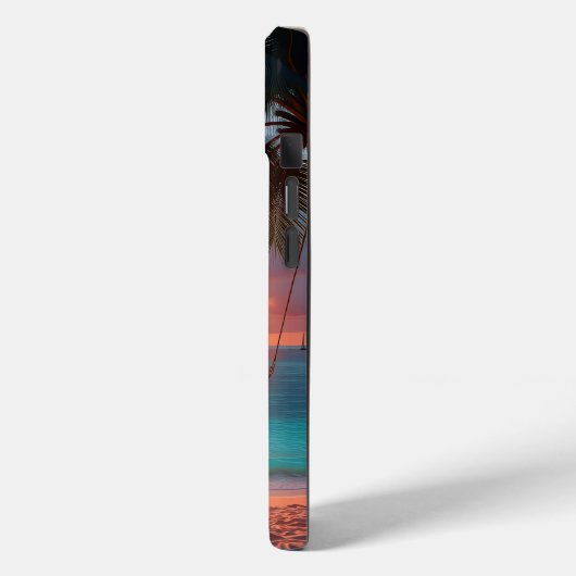Paradise Found: Sunset Sails and Swaying Palms Case-Mate iPhoneケース (裏面 / 左)