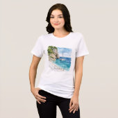 Paradise French Riviera Ocean トライブレンドＴシャツ (正面全面)