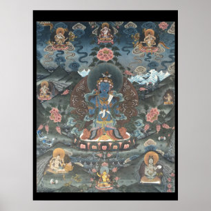 Paradise of Amitabha Tibetan Thangka Poster ポスター