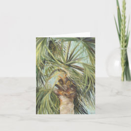 "Paradise Palm" Notecard カード